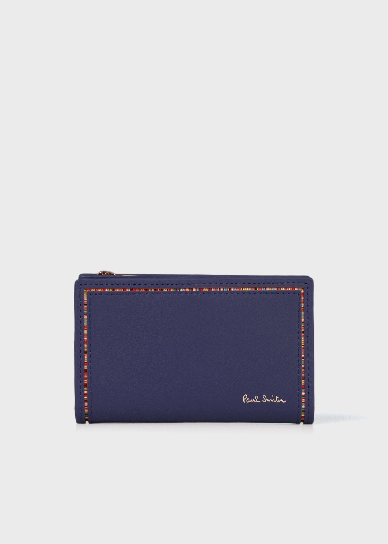 ストライプインセット コイン＆キーケース