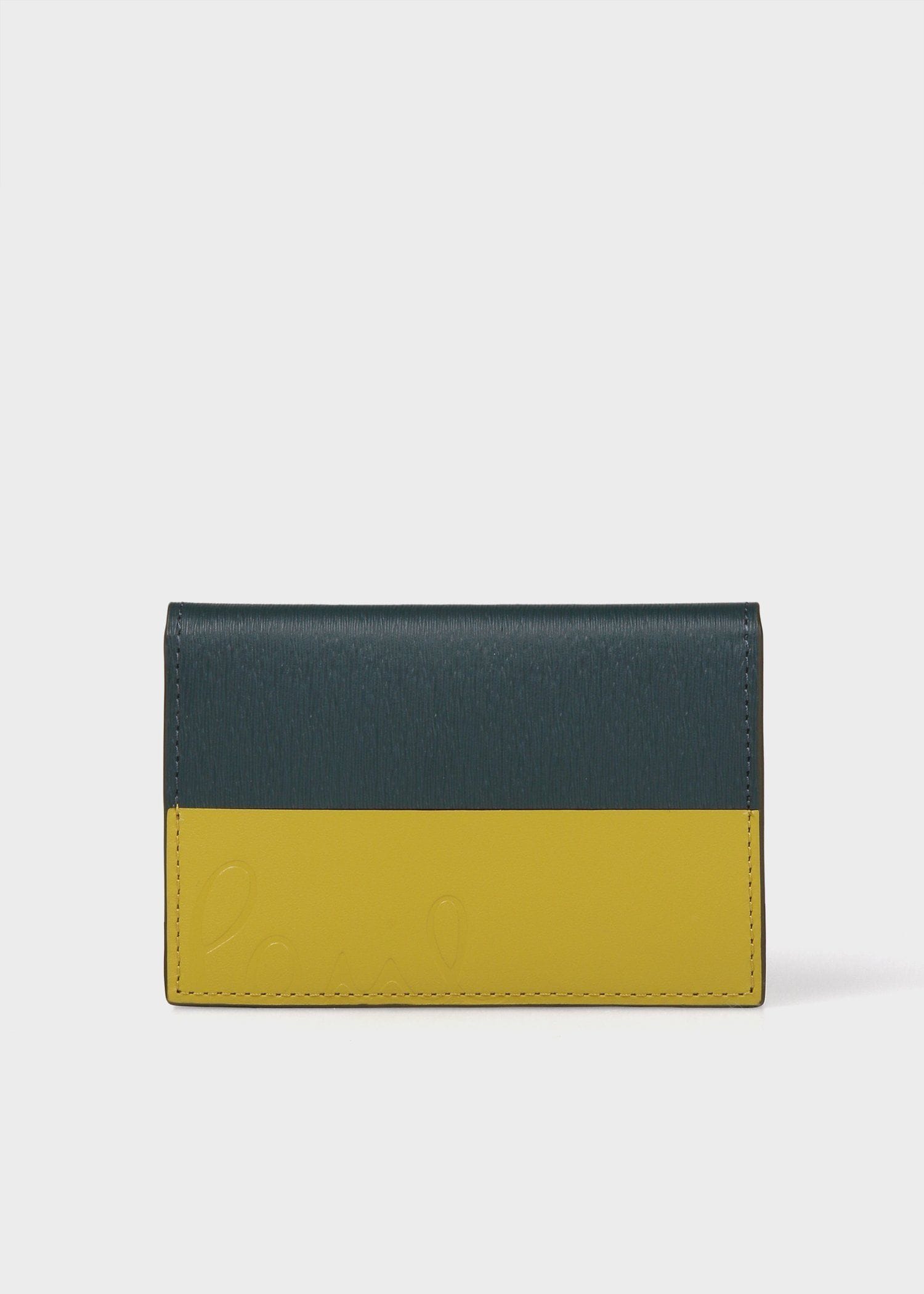 カラーブロックストライプ カードケース