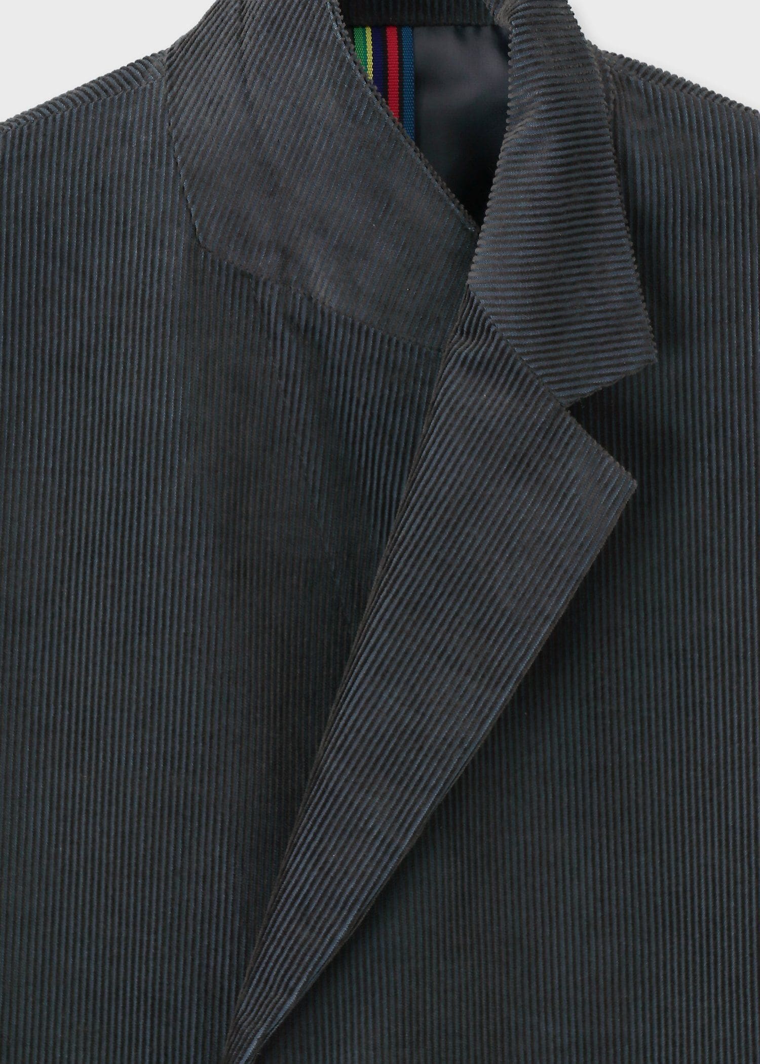 コーデュロイ ダブルブレスト ジャケット（ブルー） ｜ポール・スミス