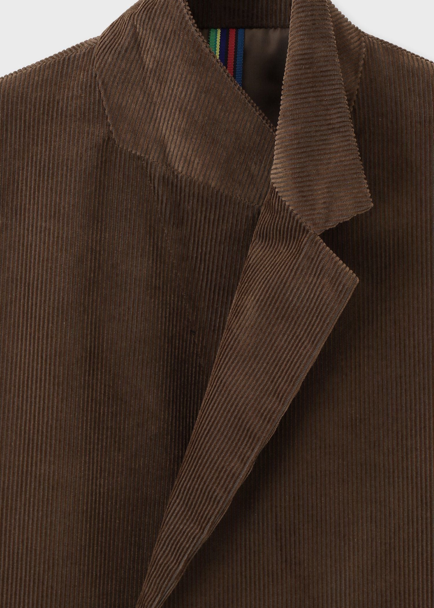 コーデュロイ ダブルブレスト ジャケット（ブラウン） ｜ポール・スミス