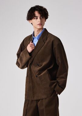 コーデュロイ ダブルブレスト ジャケット
