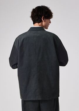 コーデュロイ ダブルブレスト ジャケット（ブルー） ｜ポール・スミス