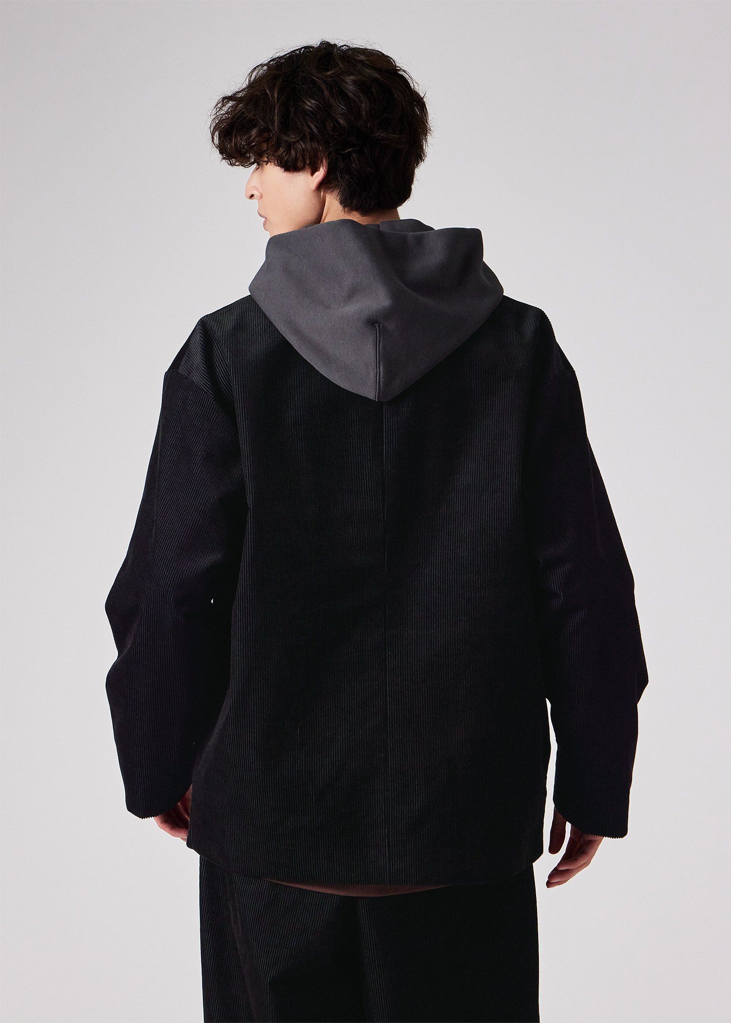 コーデュロイ ダブルブレスト ジャケット（ブラック） ｜ポール・スミス