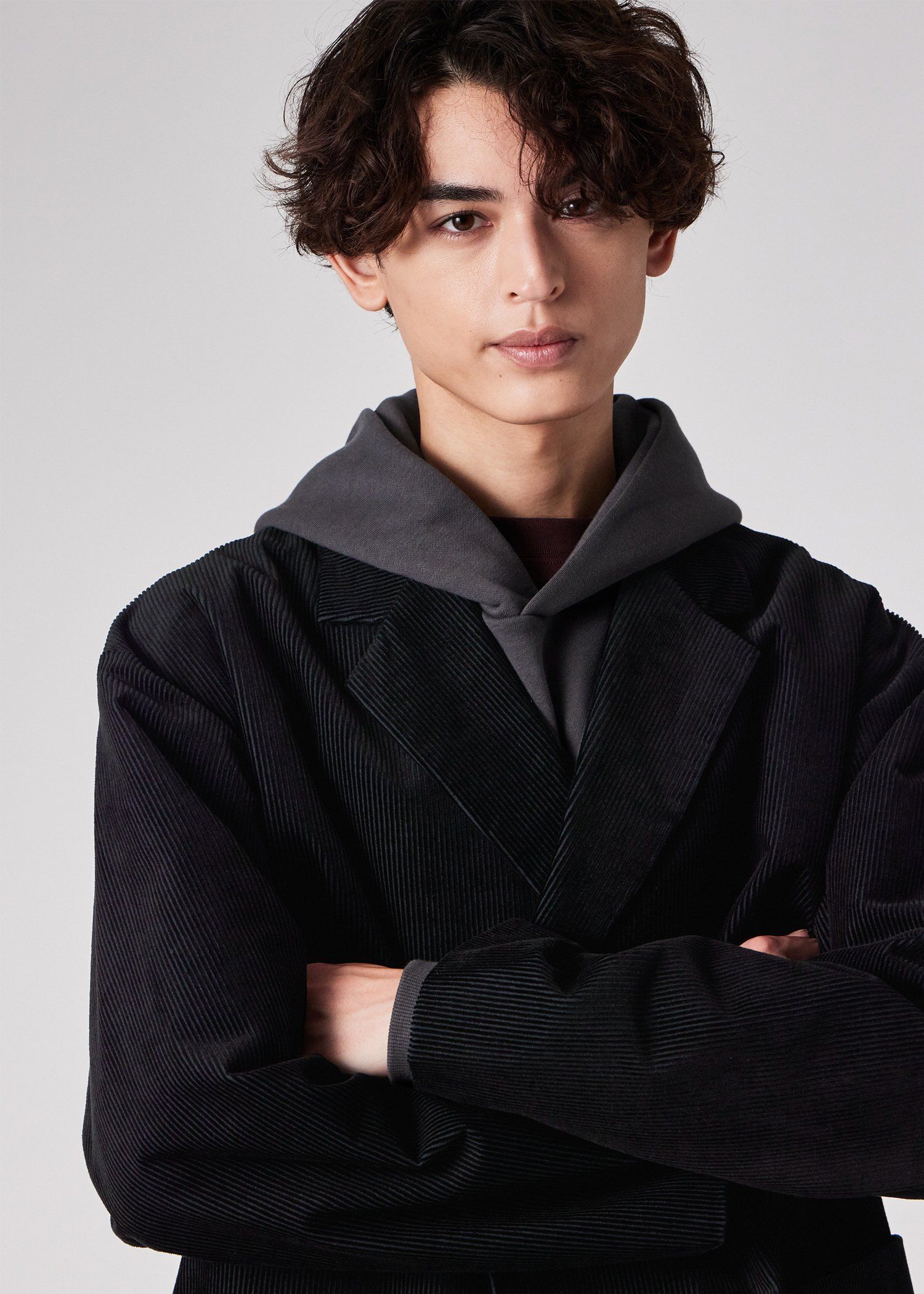 コーデュロイ ダブルブレスト ジャケット