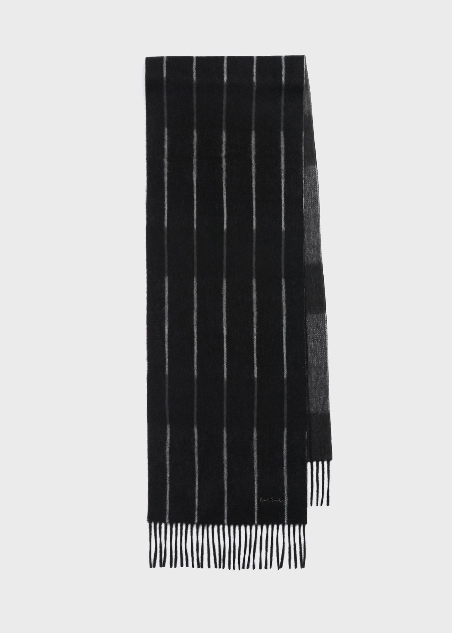 グラデーションジャカード マフラー（ネイビー） ｜ポール・スミス