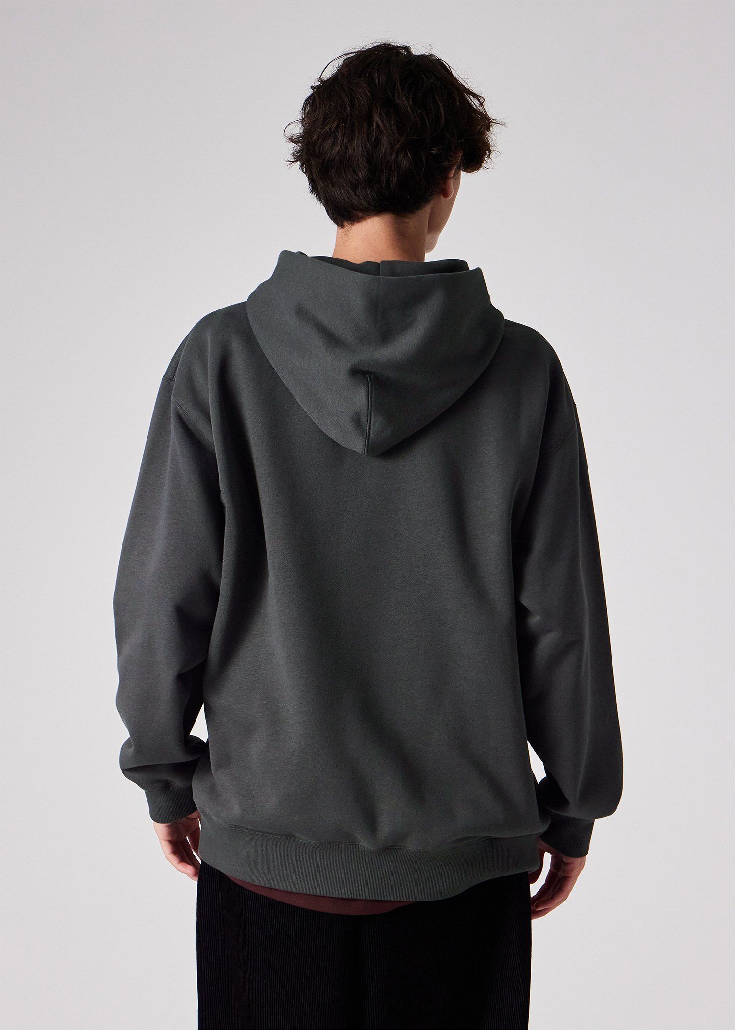 ヘビーウェイトコットン スウェットパーカ（ダークグレー） ｜ポール