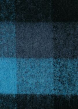 ウィメンズ ソフトメリノ チェック マフラー（ネイビー） ｜ポール・スミス