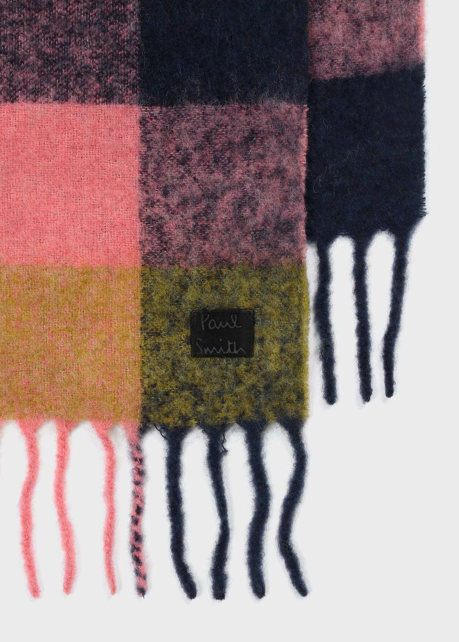 ウィメンズ ソフトメリノ チェック マフラー