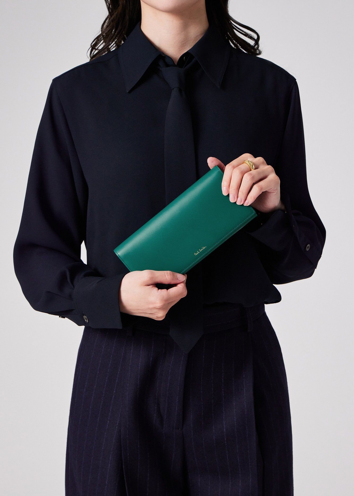 スワールカットカードレイヤー 長財布