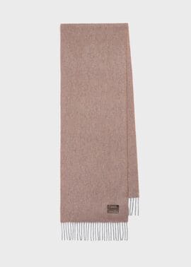 "Cropped Logo" カシミヤマフラー