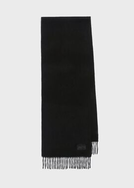 "Cropped Logo" カシミヤマフラー