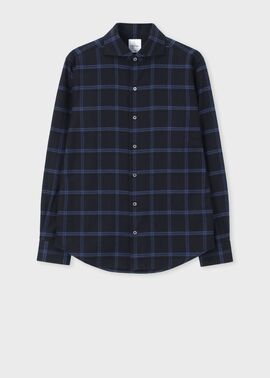 クラシックモダンチェック カジュアルシャツ