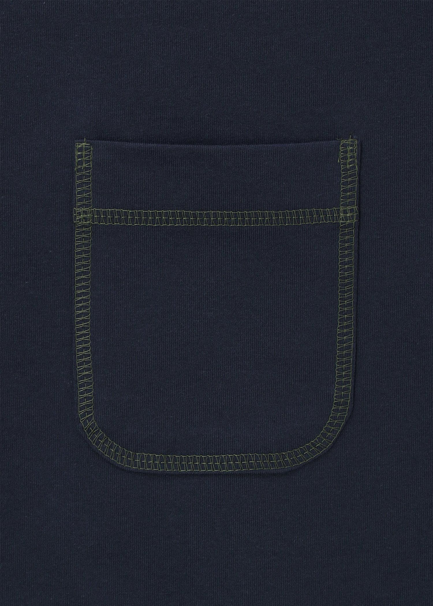 ウィメンズ コットン ジャージー カーディガン（ネイビー） ｜ポール