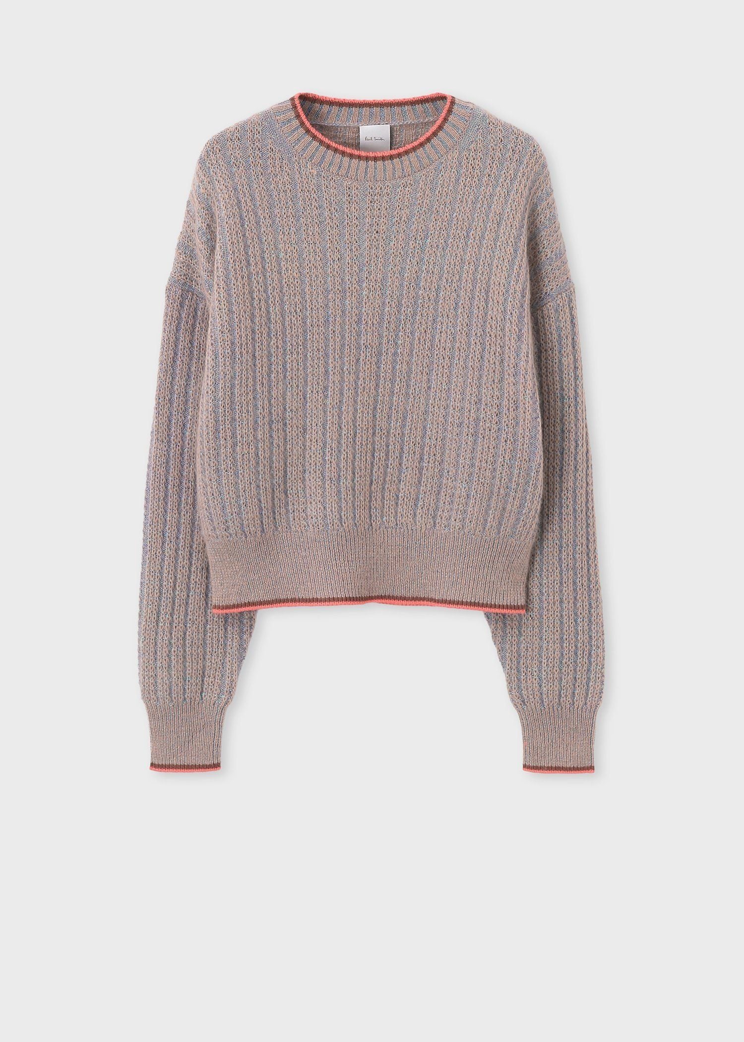 ウィメンズ モヘヤミックス ラメニット（ベージュ） ｜ポール・スミス