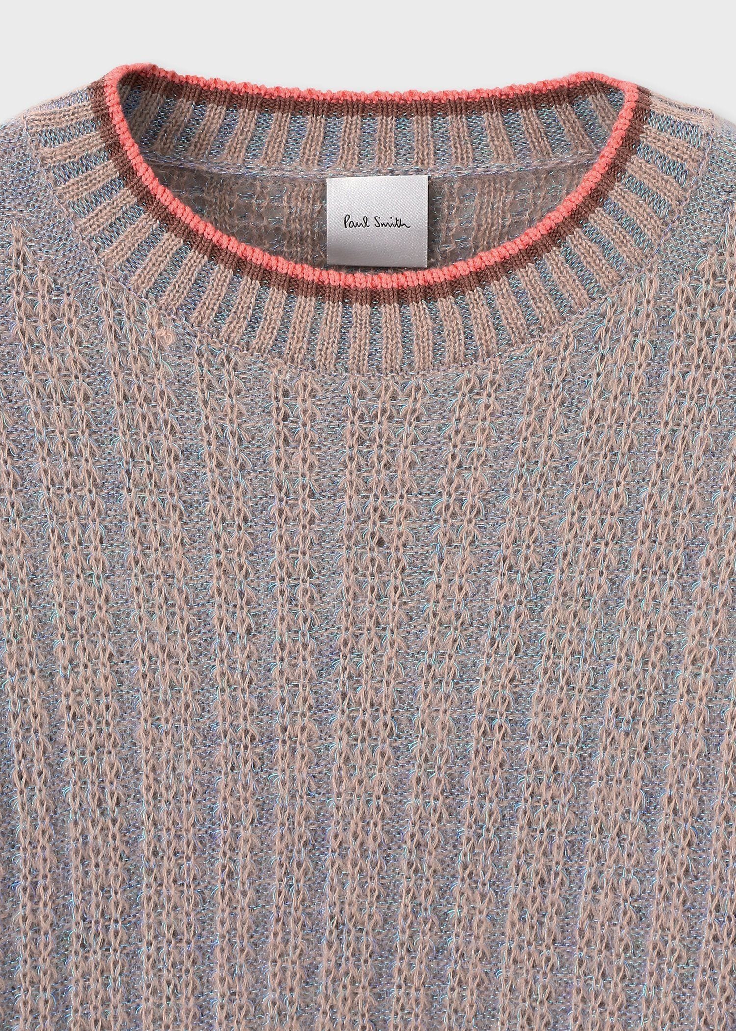 ウィメンズ モヘヤミックス ラメニット（ベージュ） ｜ポール・スミス