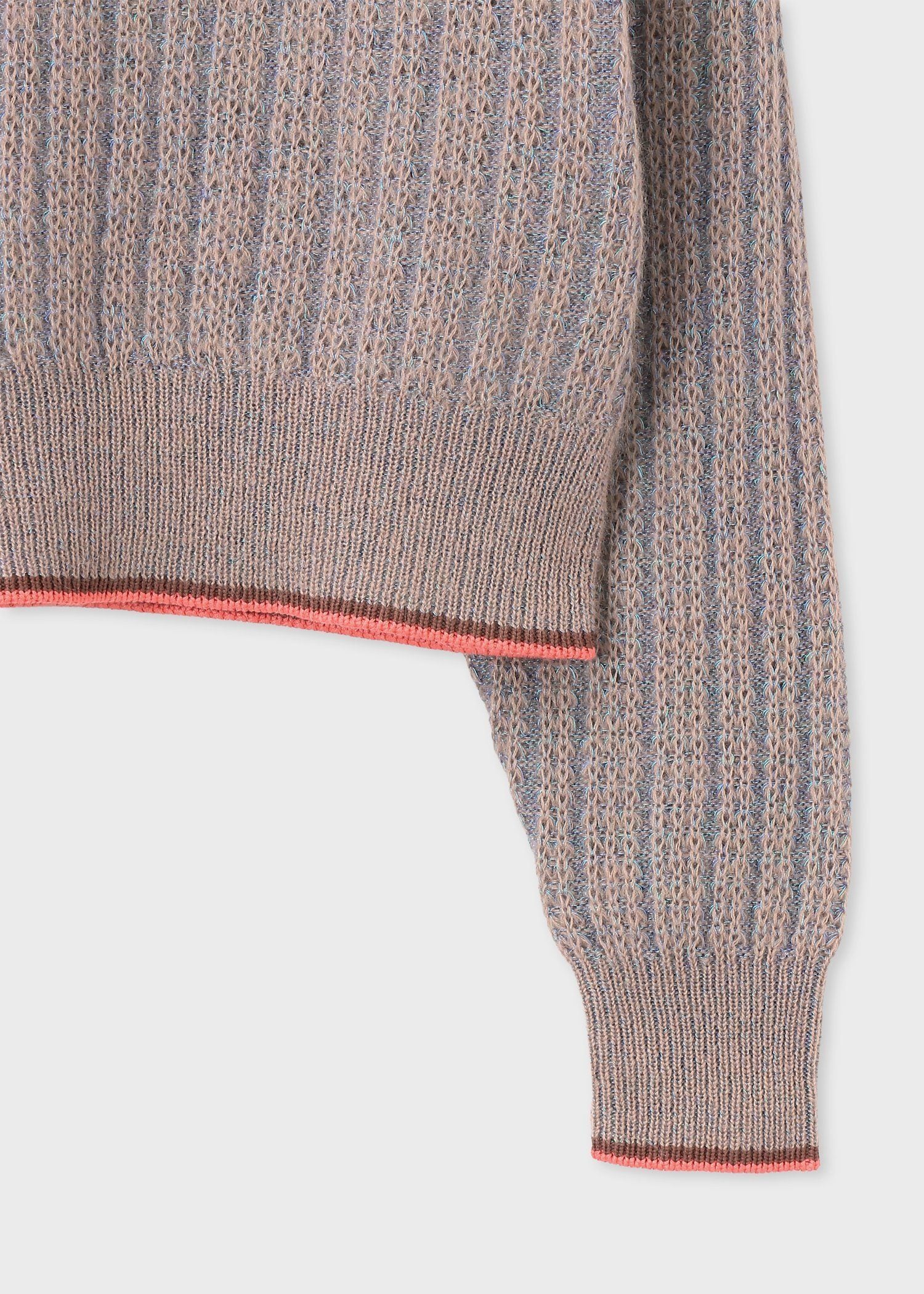 ウィメンズ モヘヤミックス ラメニット（ベージュ） ｜ポール・スミス