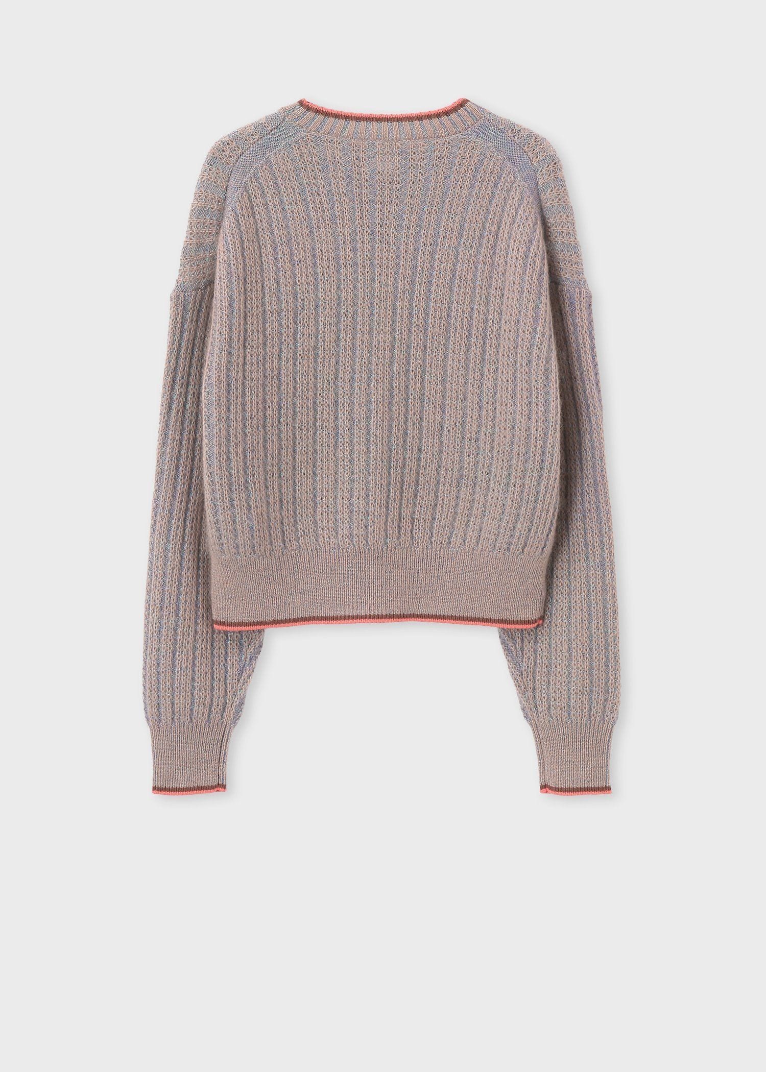 ウィメンズ モヘヤミックス ラメニット（ベージュ） ｜ポール・スミス