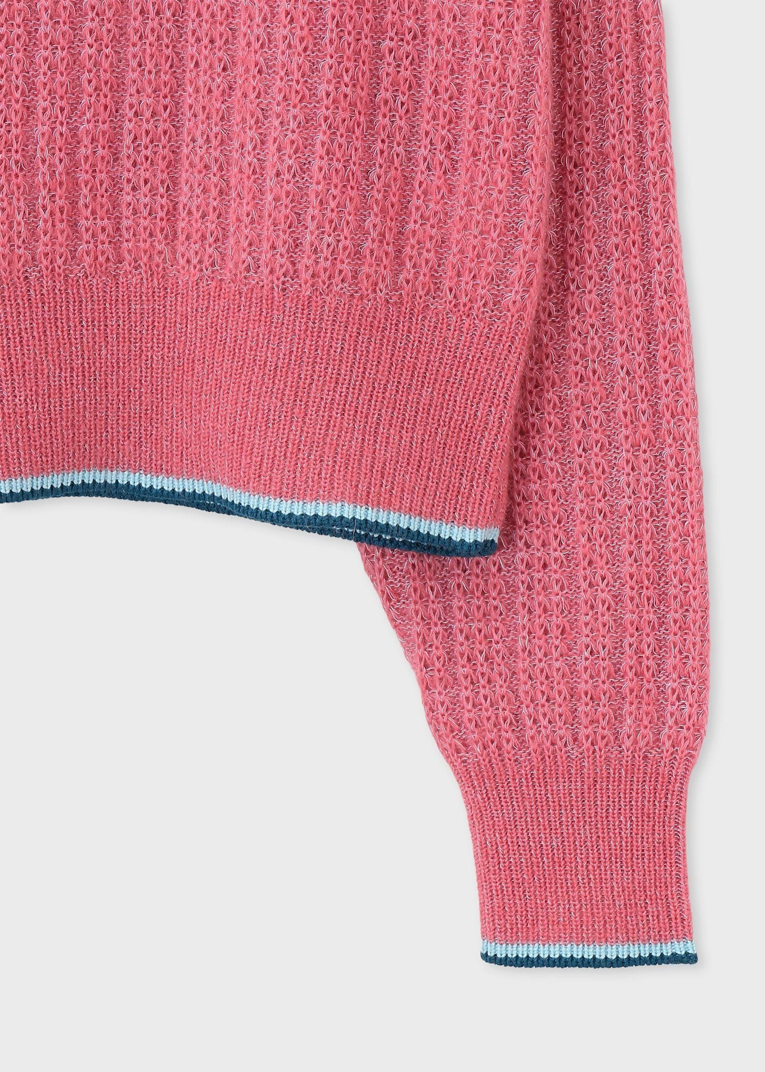 ウィメンズ モヘヤミックス ラメニット（ピンク） ｜ポール・スミス