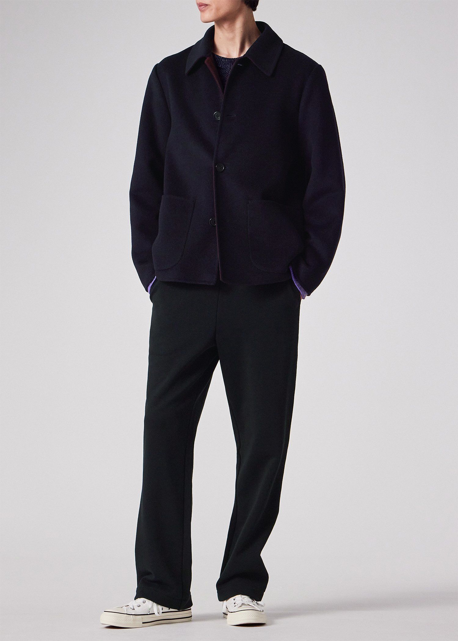 ウールビーバー ダブルフェイス カバーオール ｜ポール・スミス