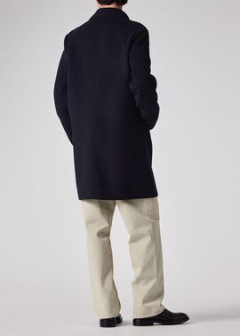 ウールビーバー ダブルフェイス ステンカラーコート ｜ポール・スミス