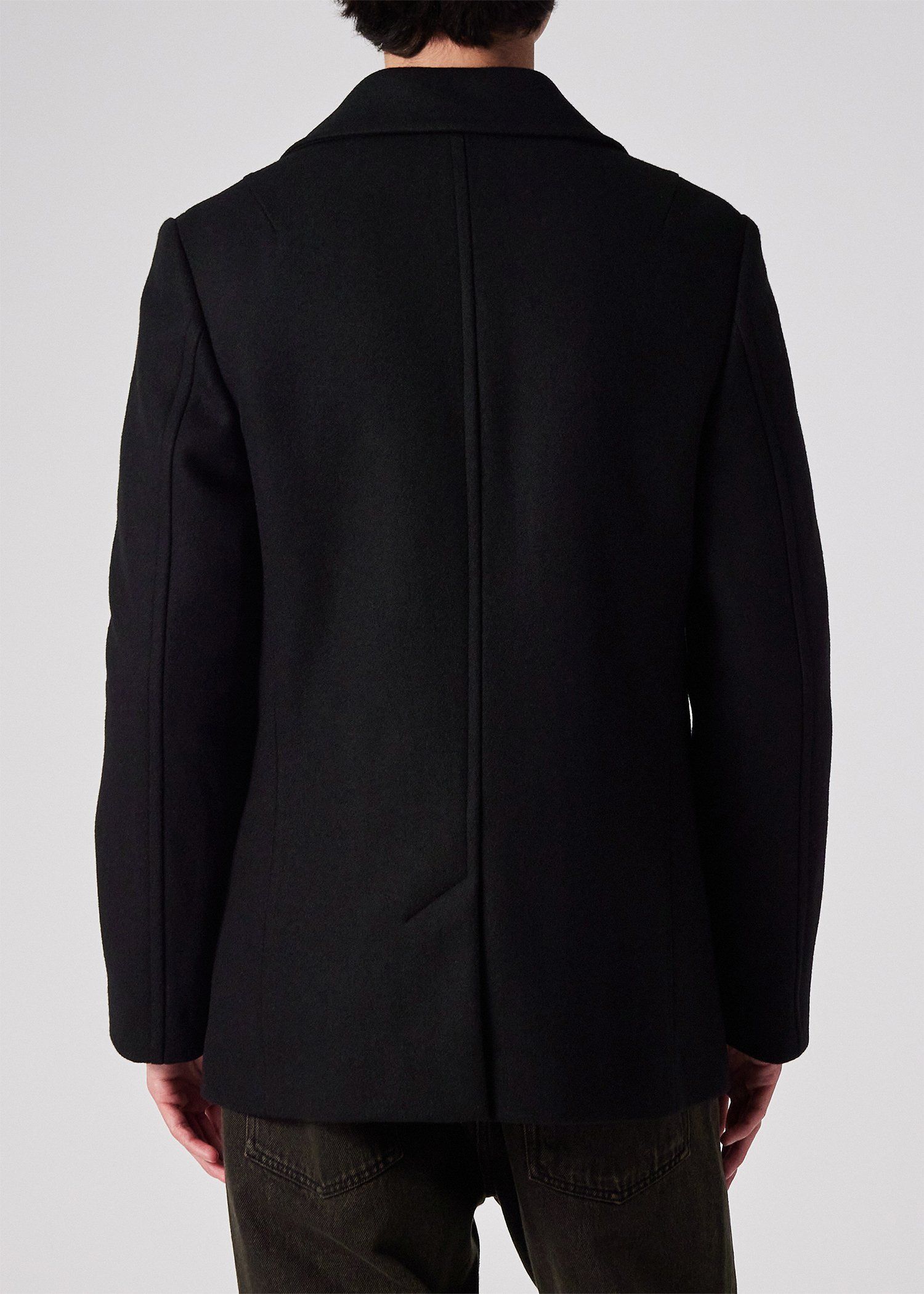 ブラッシュドメルトンツイル ピーコート