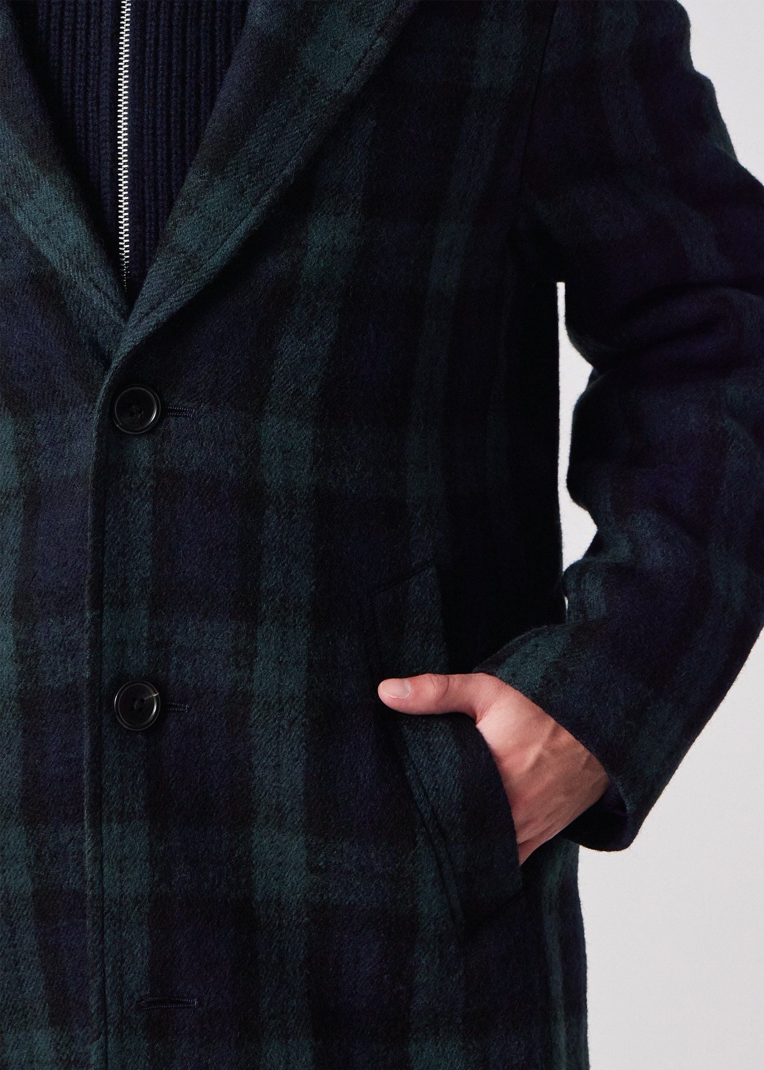 ブラックウォッチ チェスターコート ｜ポール・スミス