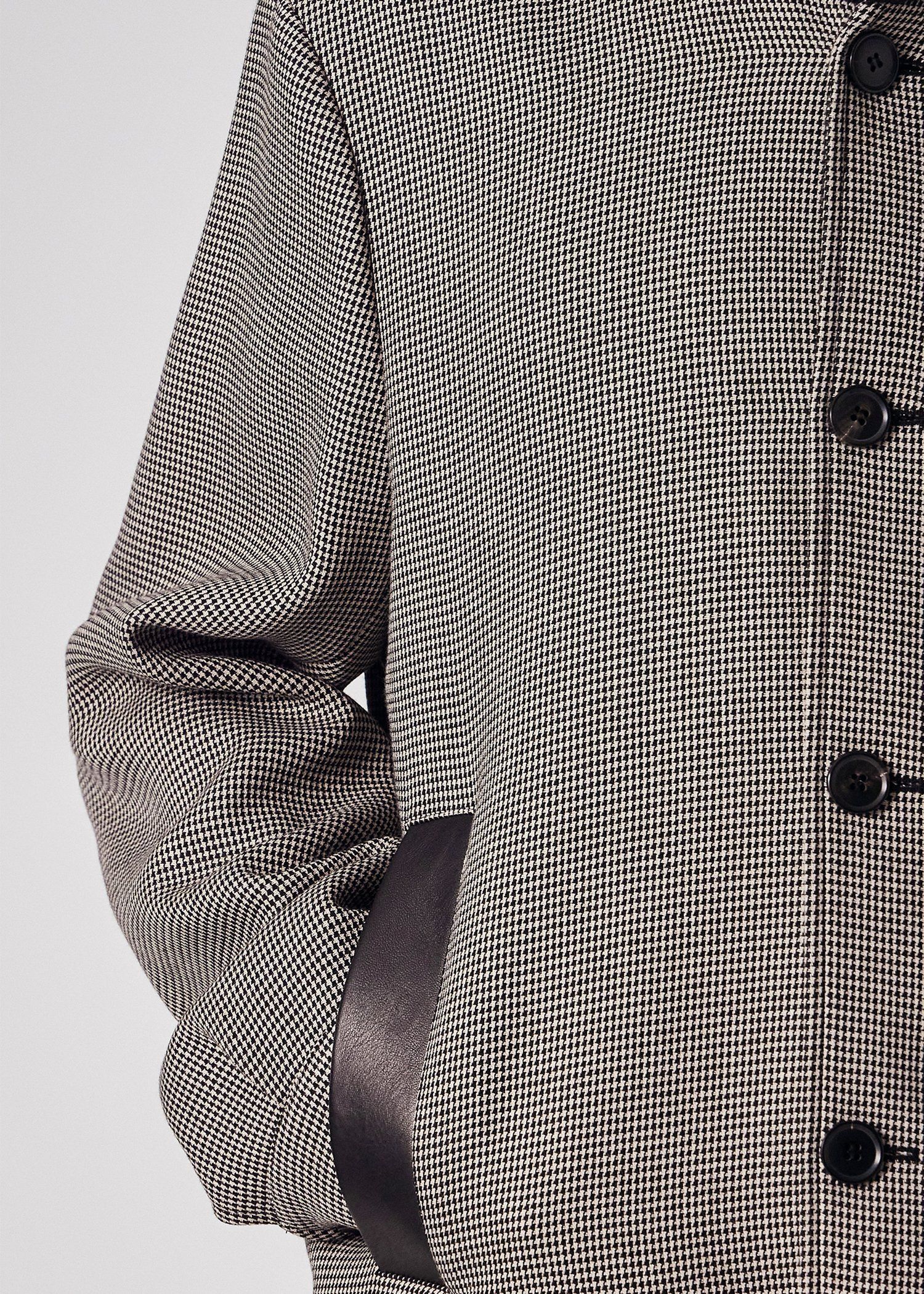 ハウンドトゥース ショールカラーブルゾン ｜ポール・スミス