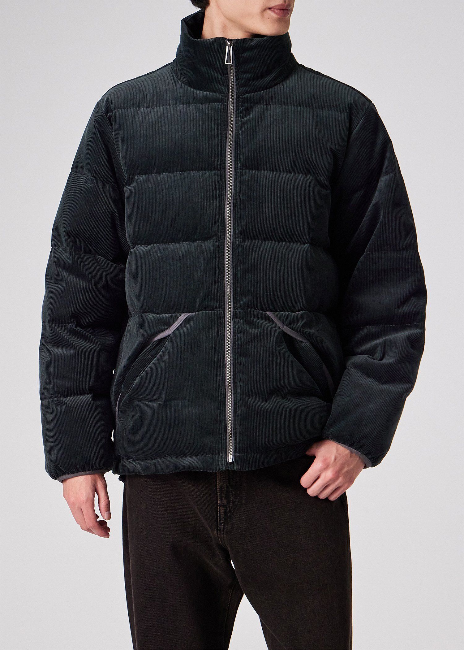 ナローウェールコーデュロイ ダウンジャケット