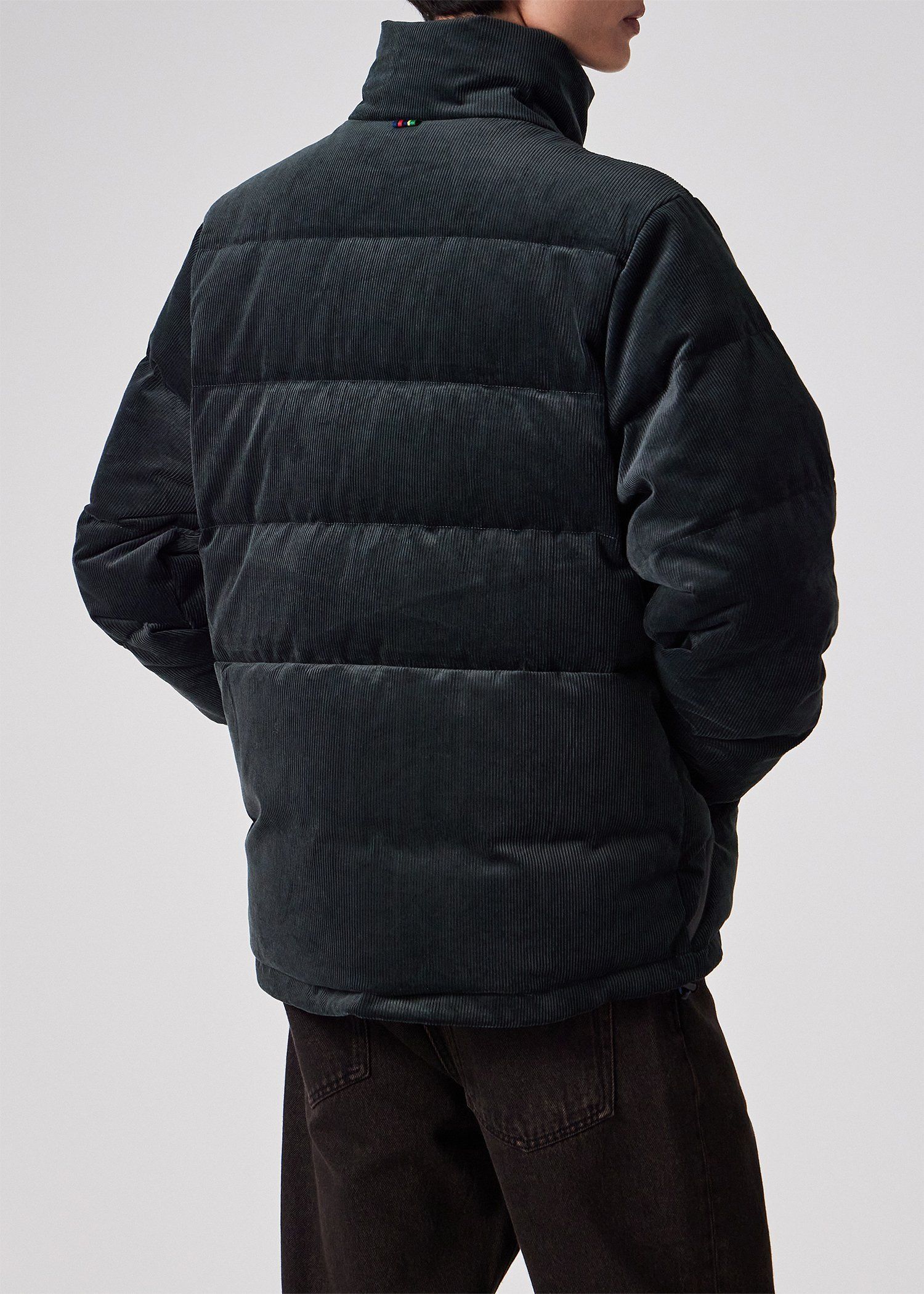 ナローウェールコーデュロイ ダウンジャケット