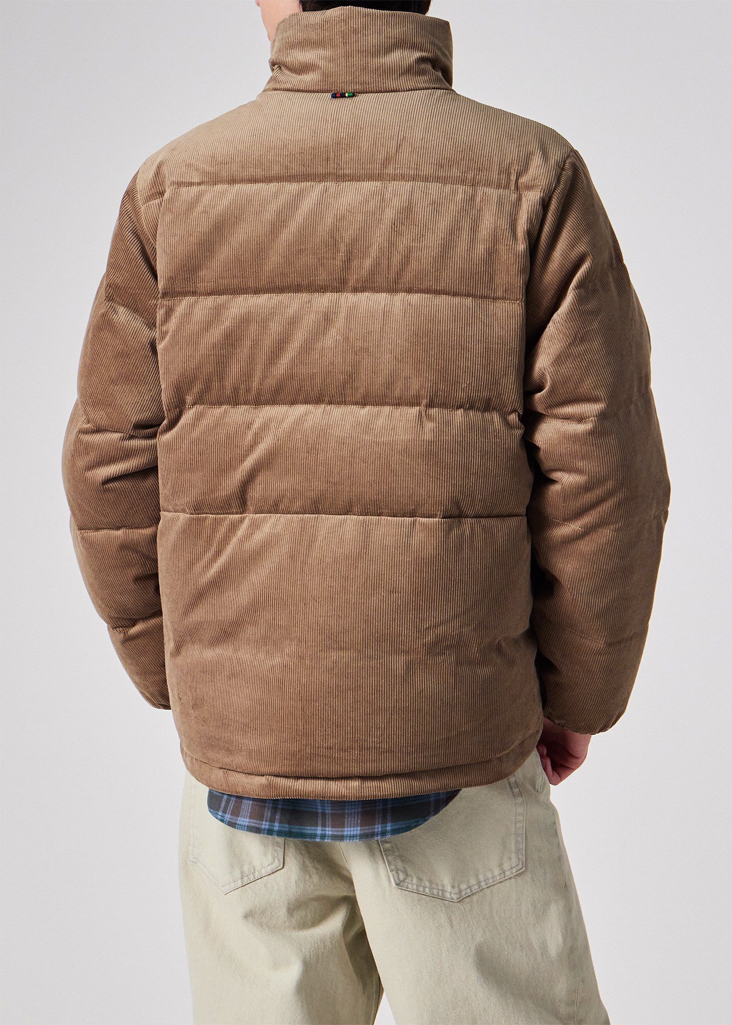 ナローウェールコーデュロイ ダウンジャケット