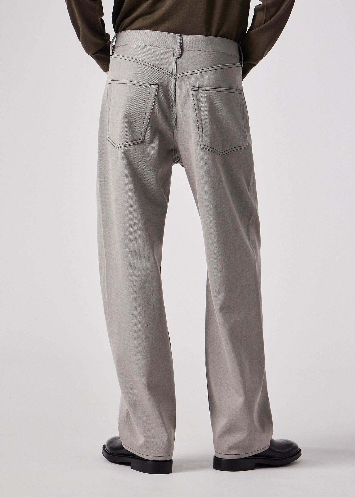 ウールコットンツイル 5ポケットパンツ