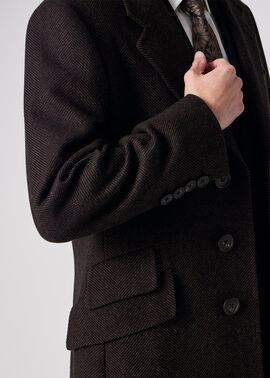 ワイドヘリンボーンカシミヤ チェスターコート ｜ポール・スミス