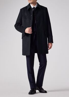 バーバリー ヘリンボーン ステンカラーコート カシミア ウール バーバリー ヘリンボーン ステンカラーコート カシミア ウール