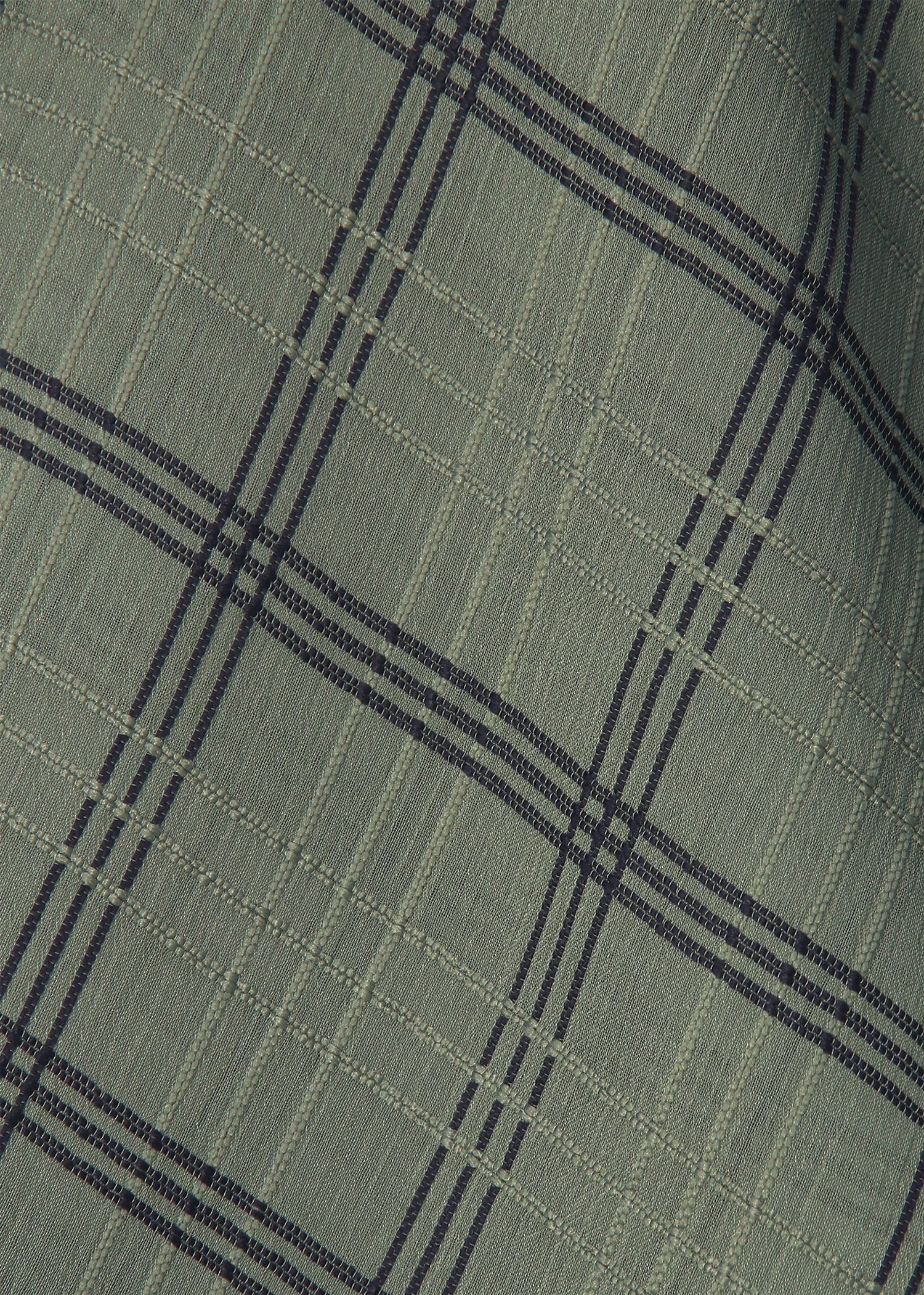 ウィメンズ シアー チェック ブラウス