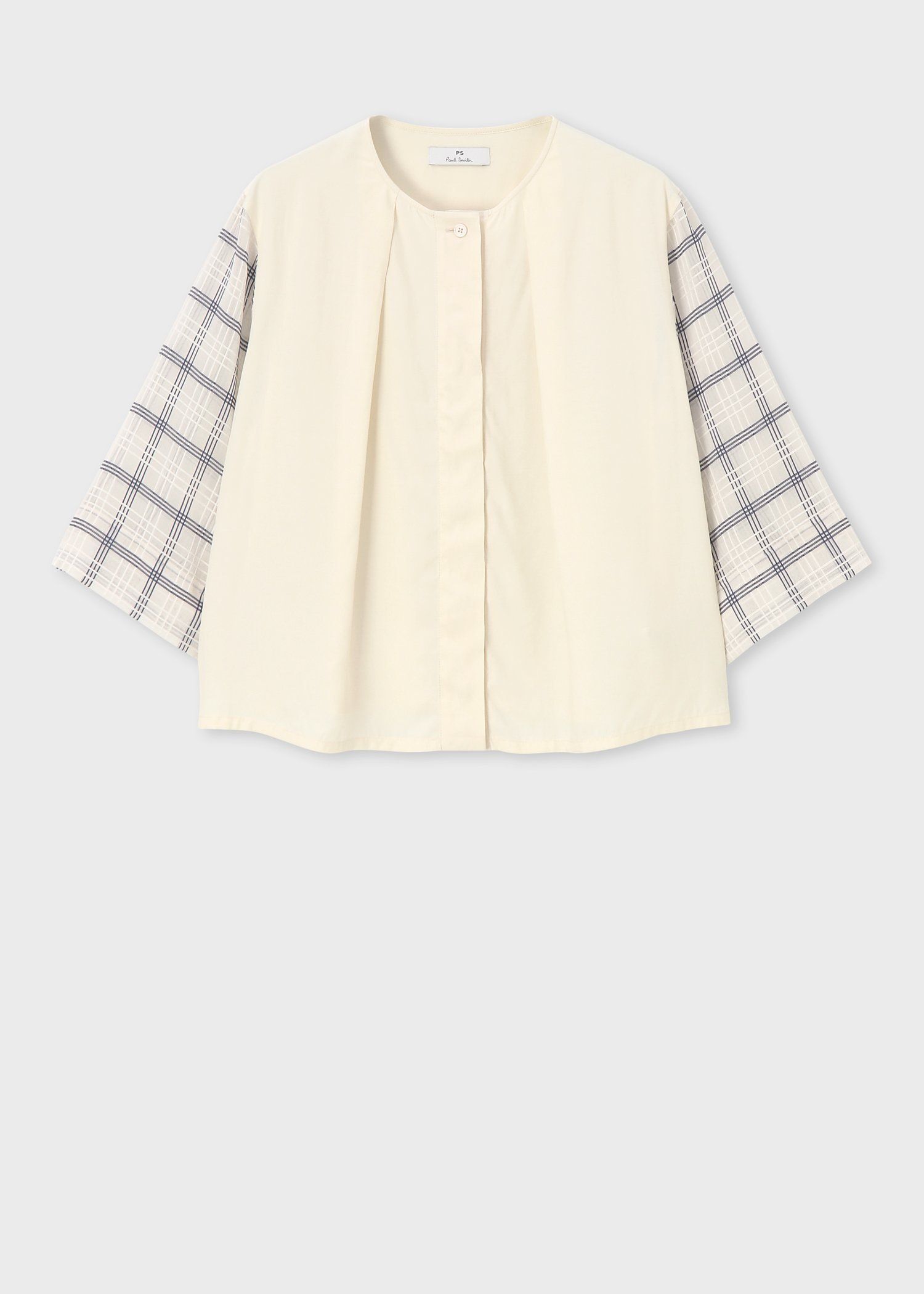 ウィメンズ シアー チェック ブラウス