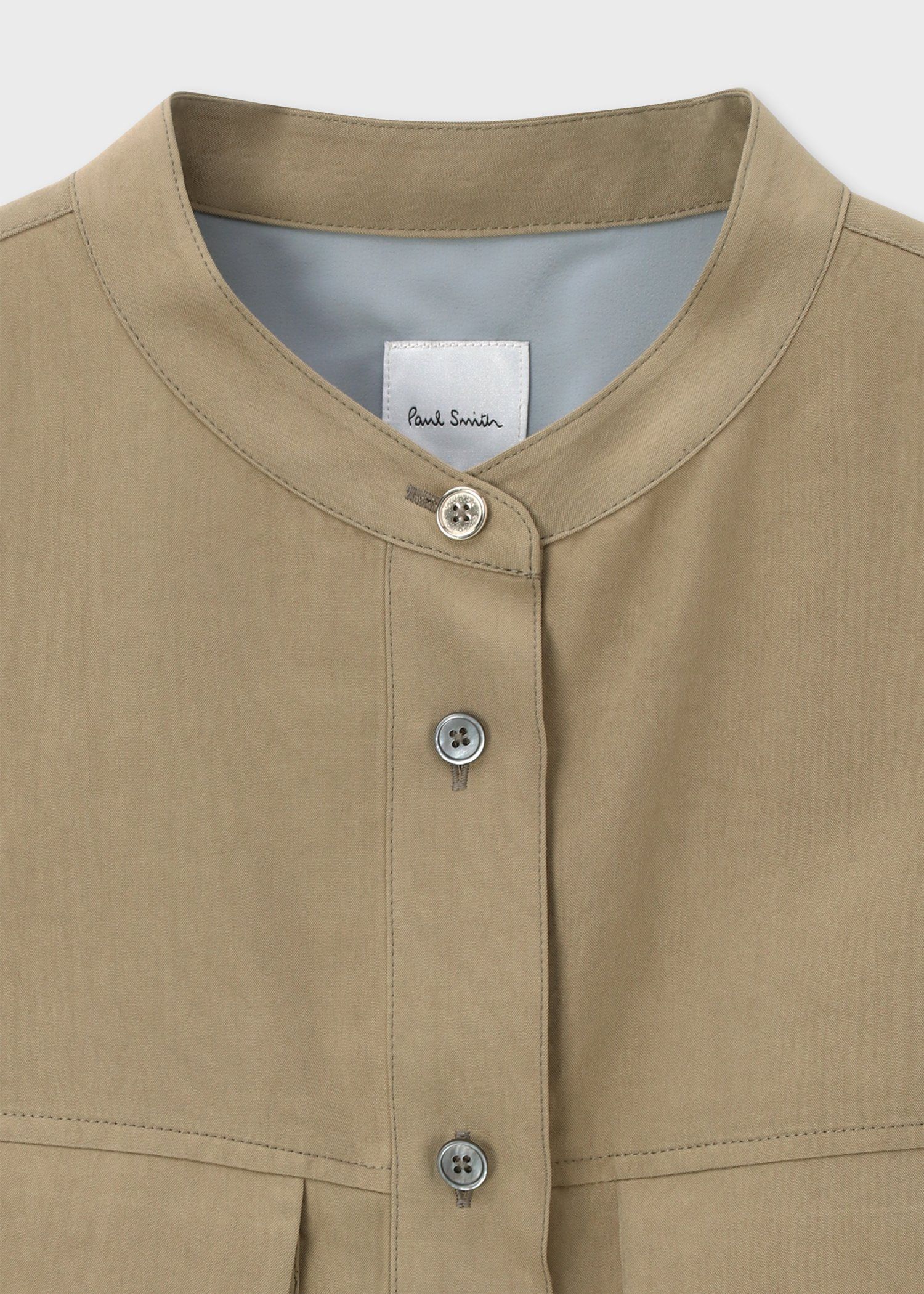 ウィメンズ レーヨンドレープ ノースリーブ シャツ