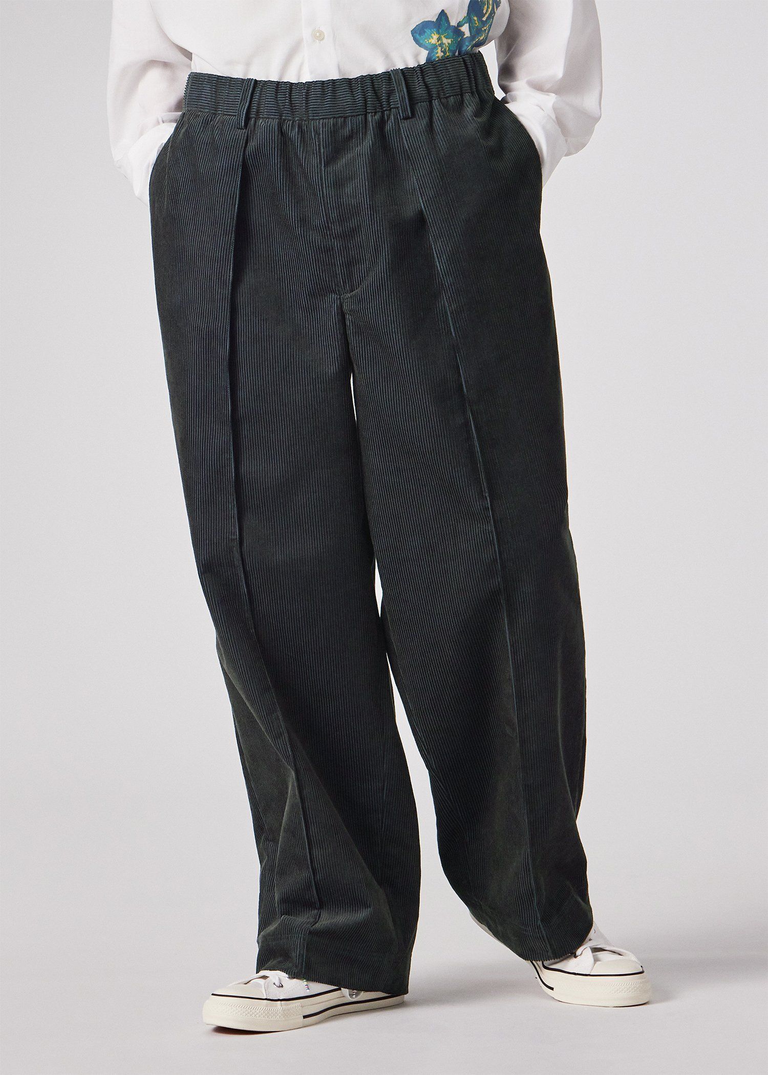 00s COMME des GARCONS HOMME ブリーチ バギーパンツ ギャルソンのジーンズ