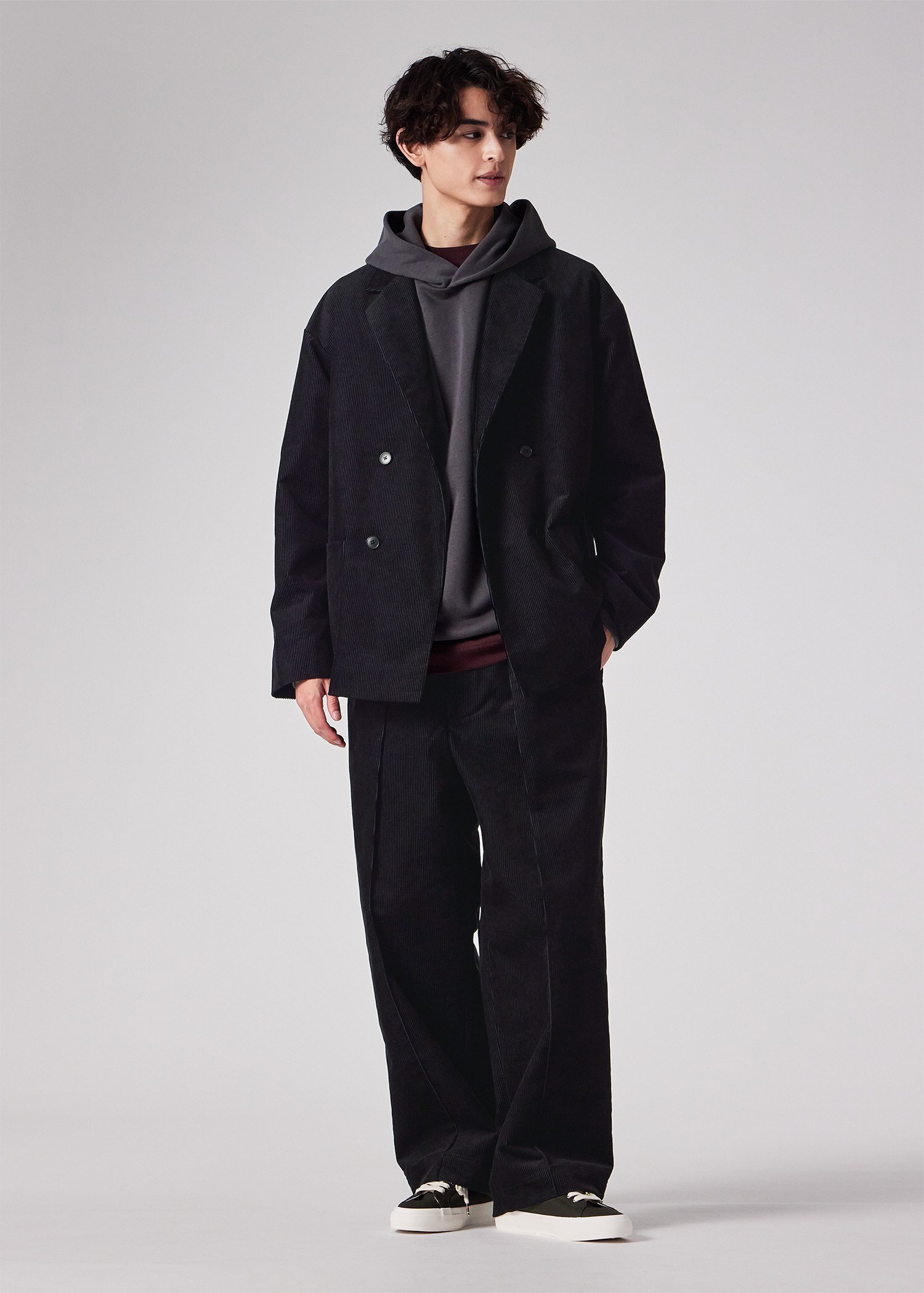 コーデュロイ バギーパンツ