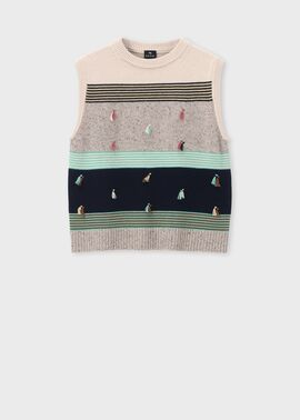 ウィメンズ タッセルジャカード ベスト ｜ポール・スミス