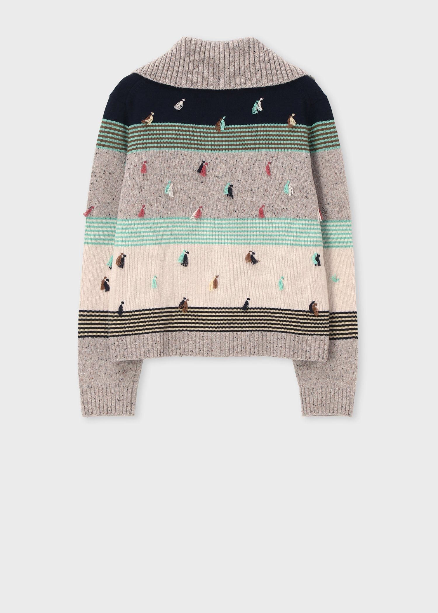 ウィメンズ タッセルジャカード カーディガン ｜ポール・スミス