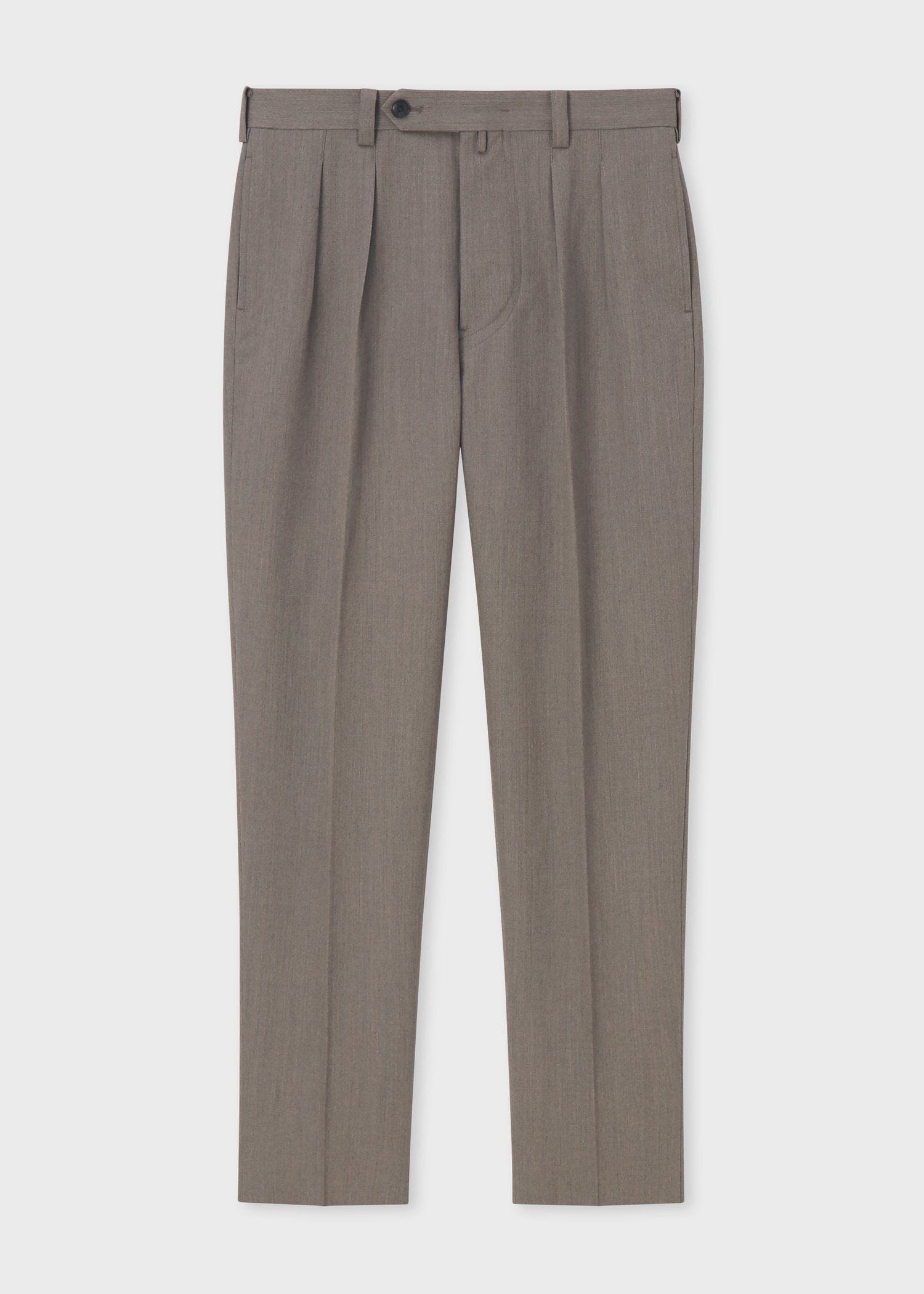 ウールギャバジン 2タックワイドトラウザーズ ｜ポール・スミス