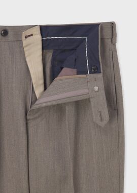 ウールギャバジン 2タックワイドトラウザーズ ｜ポール・スミス