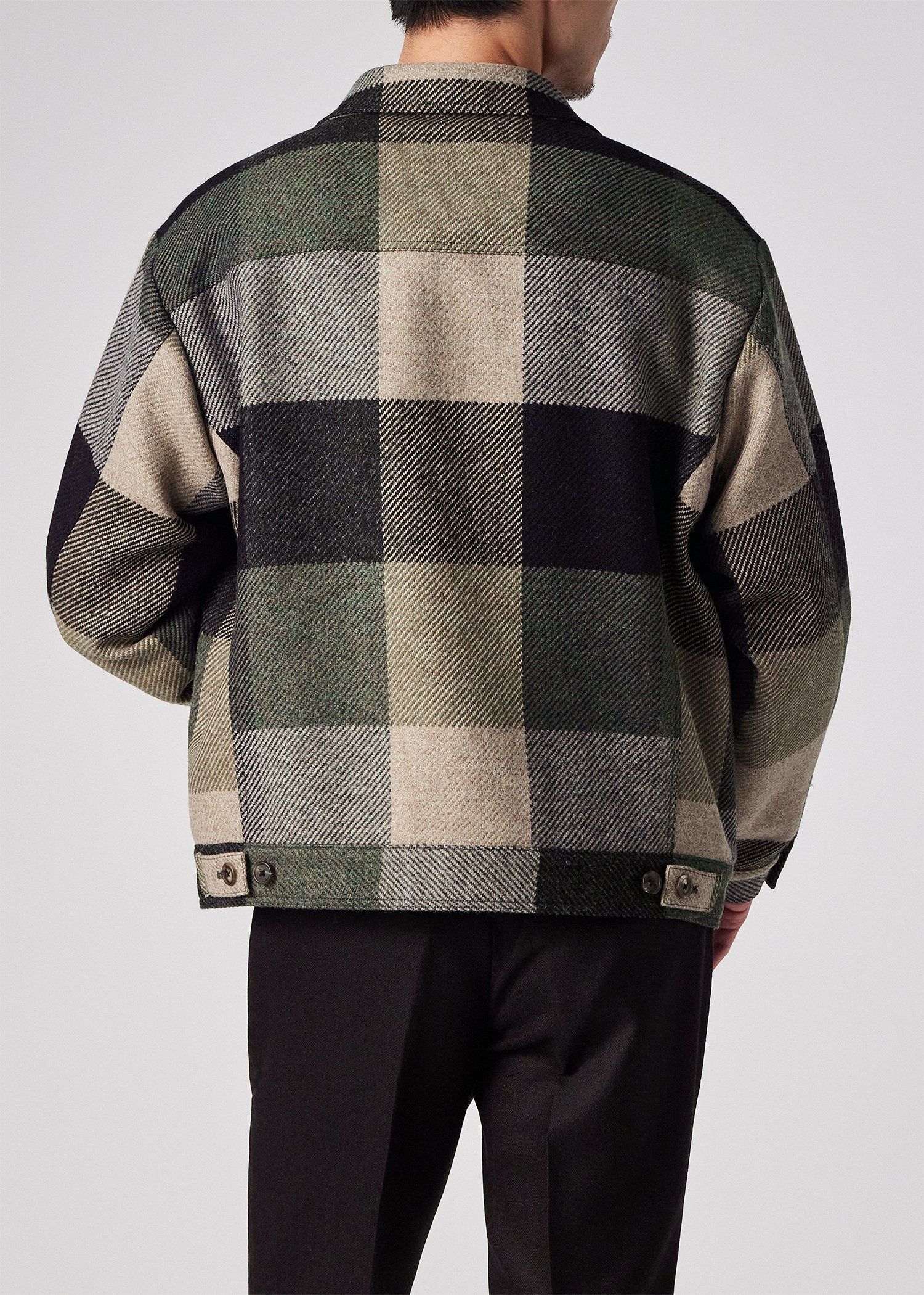 ラージブロックチェック ショートブルゾン ｜ポール・スミス