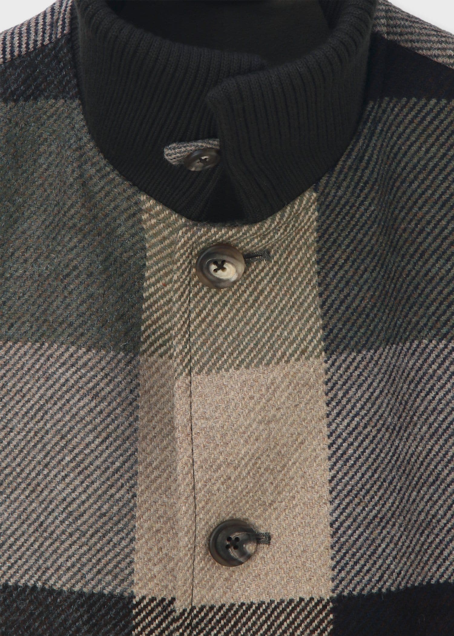 ラージブロックチェック ドンキーコート