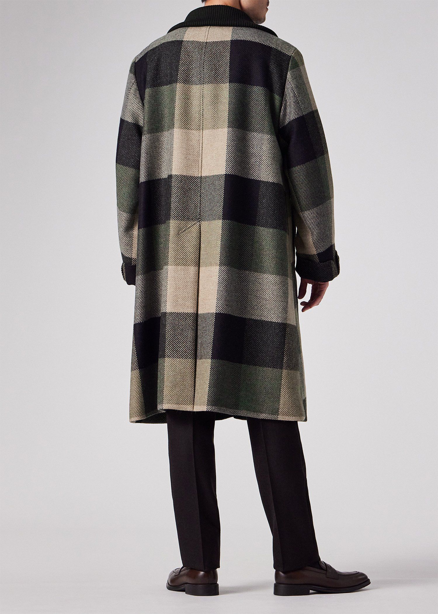 ラージブロックチェック ドンキーコート ｜ポール・スミス