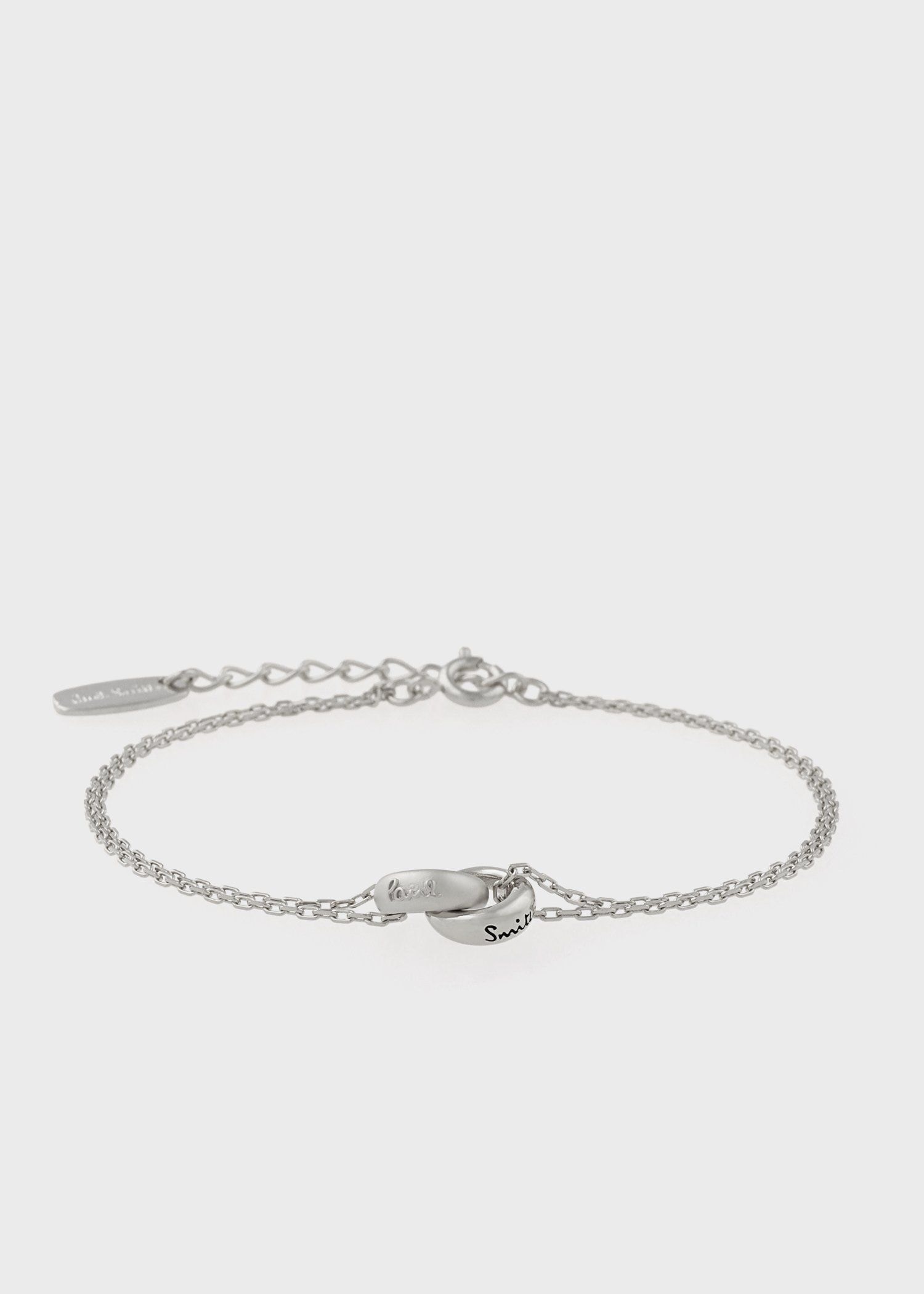 ウィメンズ "Double Ring Motif" ブレスレット