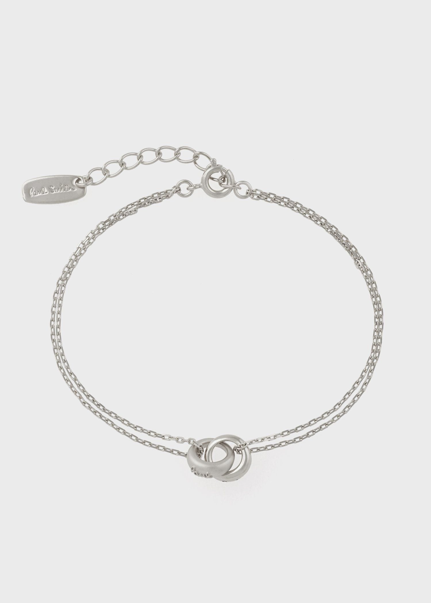 ウィメンズ "Double Ring Motif" ブレスレット