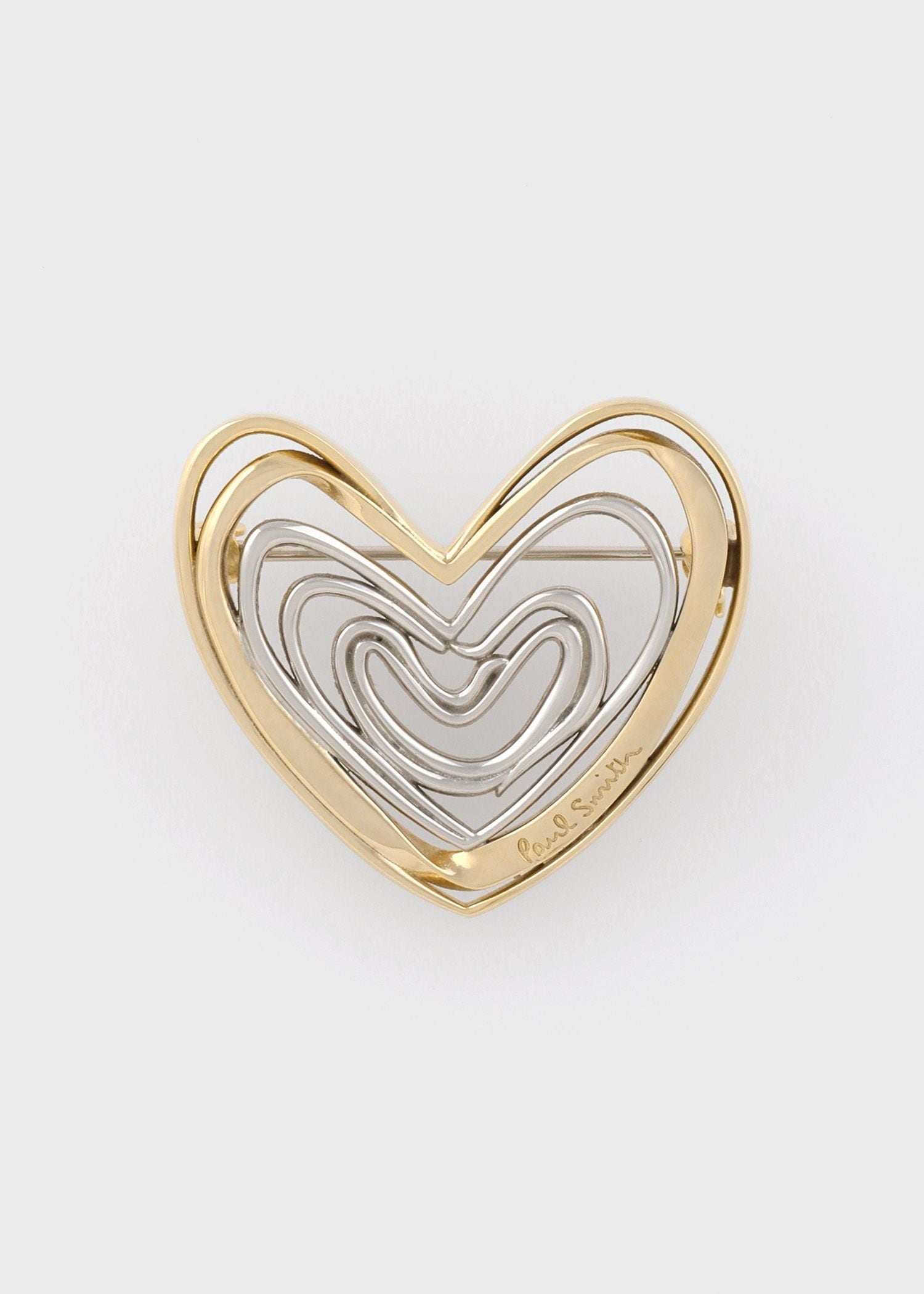 ウィメンズ スワールハート ブローチ