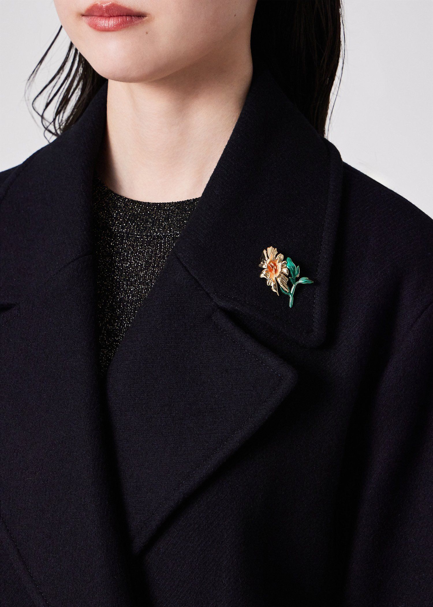 ウィメンズ フラワー ブローチ