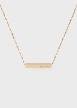 ウィメンズ "Logo Tube" ネックレス